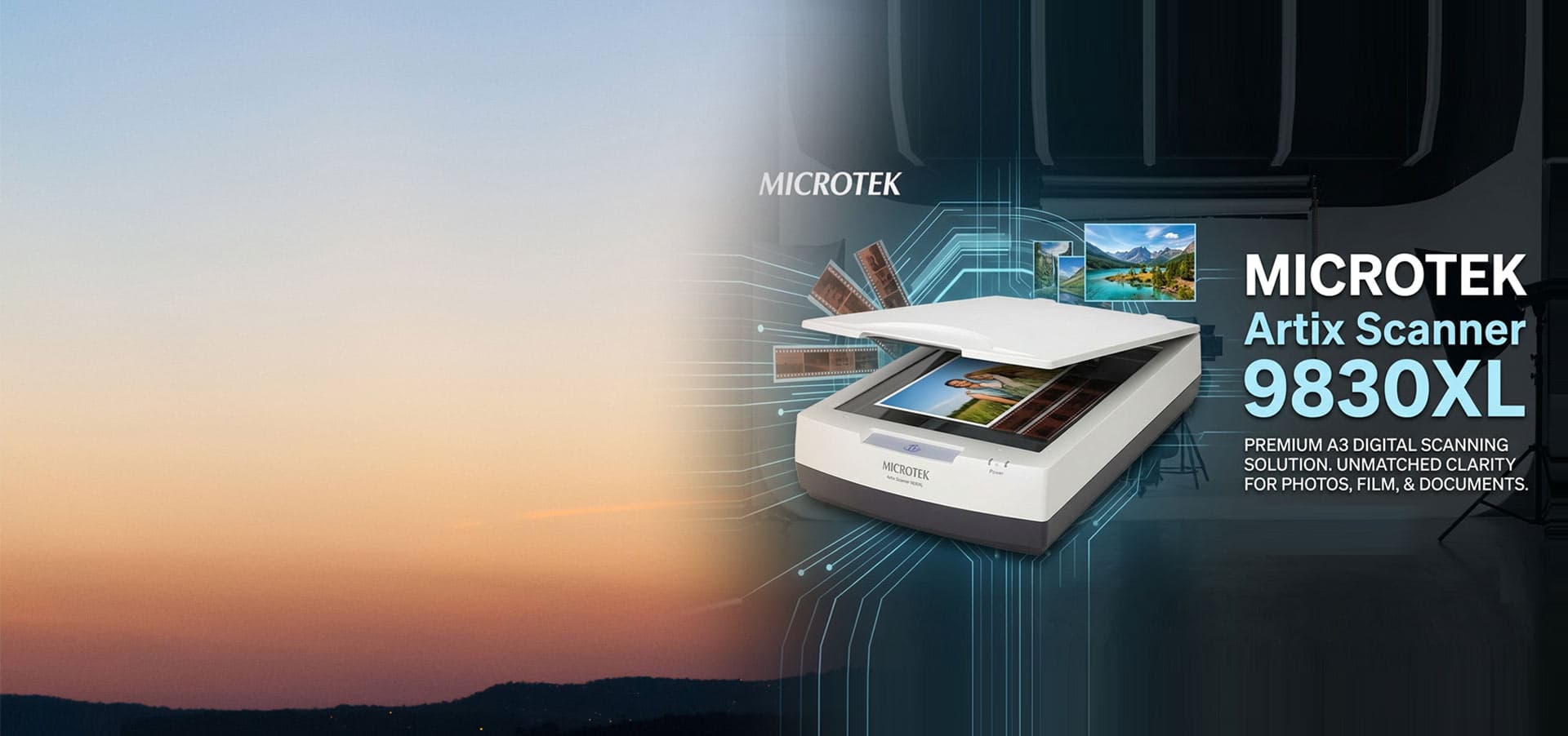 Microtek ArtixScan 9830XL A3 flatbed scanner