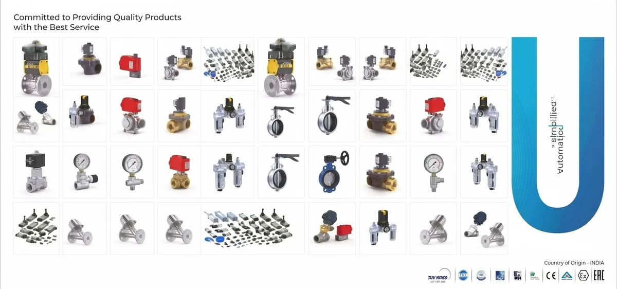 Illustration of an industrial solenoid valve